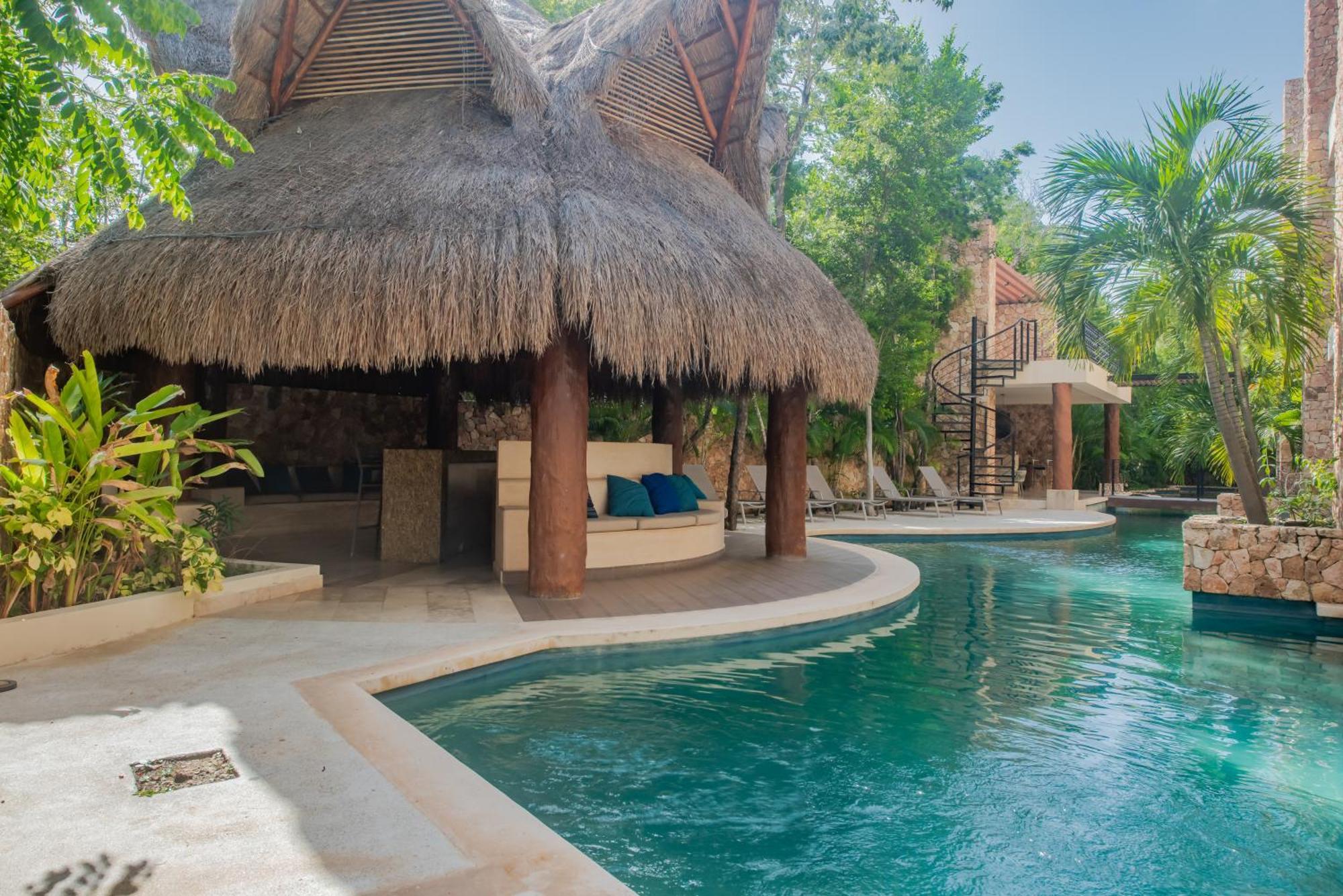 Luxury Aldea Zama 2Bed - 2Bat Apartment Private Terrace & Swim Up Tulum Exterior foto