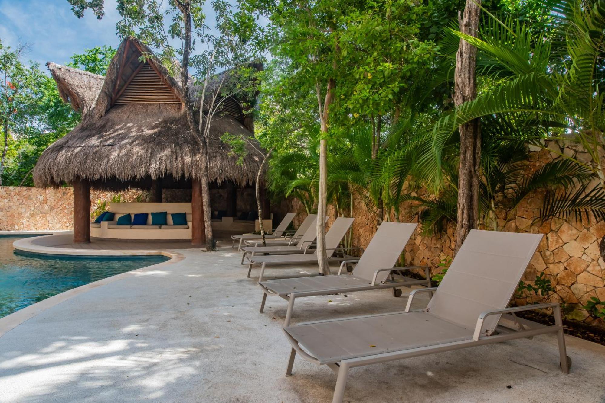 Luxury Aldea Zama 2Bed - 2Bat Apartment Private Terrace & Swim Up Tulum Exterior foto